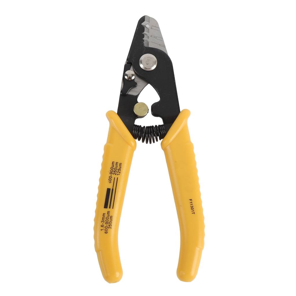 3 Port Fiber Optic Stripper with Security Buckle Portable Stripping Pliers for Jumper Bare Fiber Pigtail Cable
