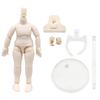 Niannyyhouse Тело DOD, 10 см Подвижное тело фигурки, Совместимо с куклами Obitsu 11 см, GSC и 1/12 BJD кукольными головами (Супер Белый+А)