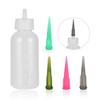 Portable 30ml Empty Plastic Squeezable Dropper Nozzles Refillable Bottle Kit