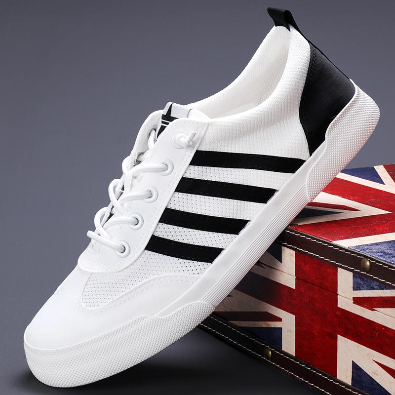 New Summer Mens Shoes Trendy Shoes Mens Canvas Shoes Korean Versatile Trendy Casual Shoes Breathable Comfortable Shoes
