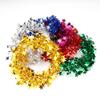 7.5m Star Wire Ribbon Chenille Stem Christmas Decorations for New Year Layout