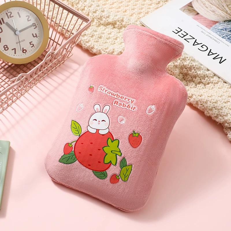 Stuffed Hot Water Bag Water Injection Belly Compress Female Big Small Size Hand Warmer Portable Cute Mini Irrigation Dormitory Hot-Water Bag