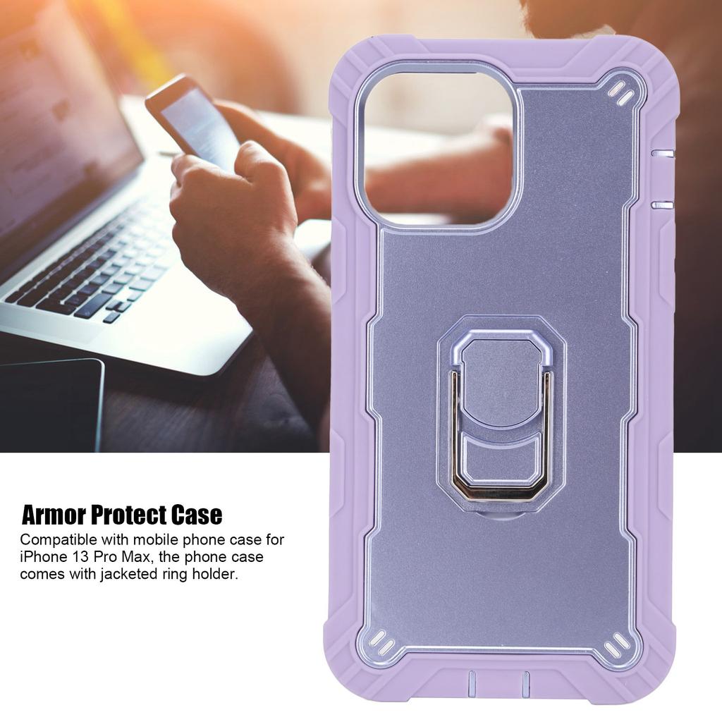 Scratchproof Armor Covers with Stand for   13 Pro   Mobile Phones Armor   Case(Pink Gold )