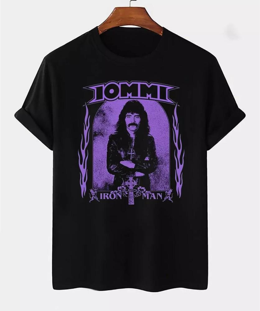 Vintage Tony Iommi Purple Short Sleeve Cotton Black S-234XL Unisex Shirt MM13... Unisex T-Shirt
