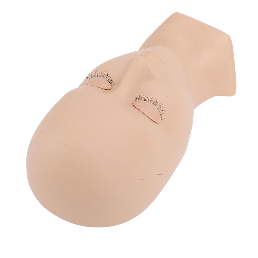 Съемная одинарная складная голова манекена для ресниц, силиконовая учебная модель для макияжа