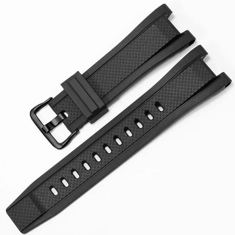 Для Casio G-Shock GST-W120L S130L S310 B100 GST-W100G Мужской Резиновый Ремешок Браслет Серия GST 26ммX14мм Силиконовый Ремешок для Часов