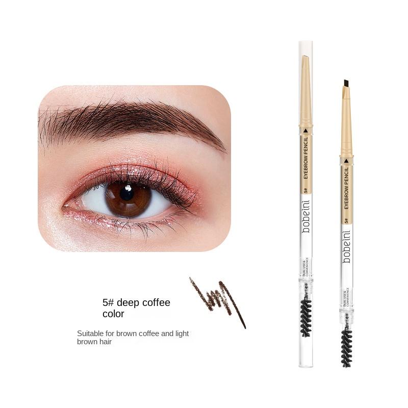 Double Head Eyebrow Pencil Thin Head Waterproof, Sweat Resistant, Non-smudgeon Natural Three-dimensional Lasting Student Cosmetics Beauty Products