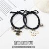 RUI RUI YU 2pcs / Set Magnet Attract Couple Bracelet Cartoon Charm Jewelry for Women Men Braided Rope Bracelets Best Freinds Jewelry Gift