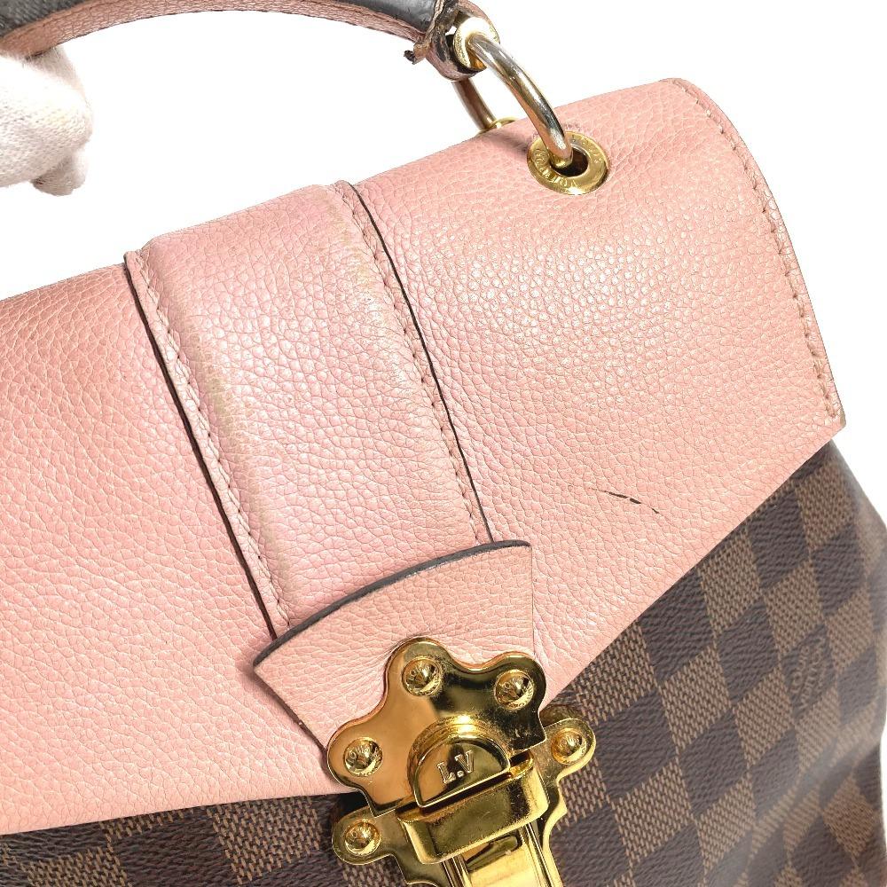 Louis Vuitton N42262  Damier Crampton Bag Hand Bag Backpack Canvas pink/Brown