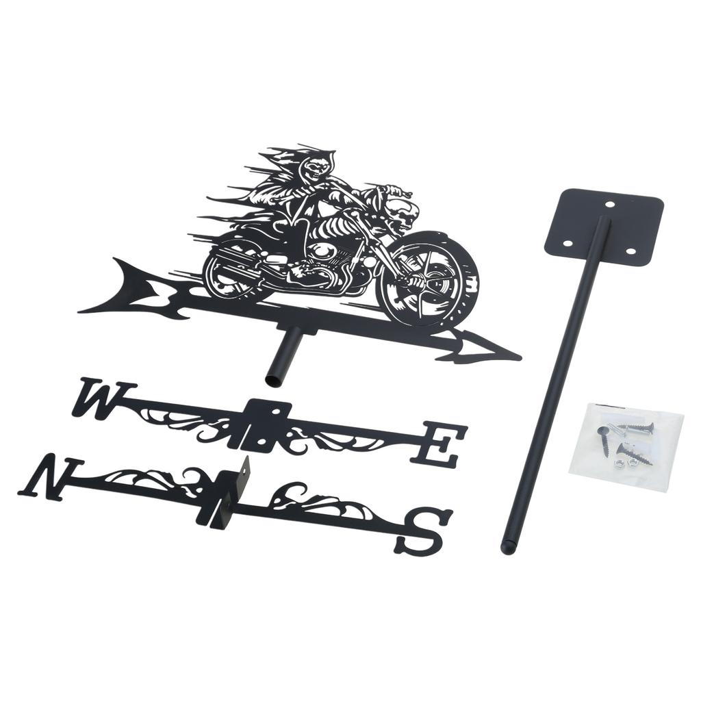 Decorative Iron Weather Vane Weathervane Perfect for Roofs and Outdoor Garden Courtyard Decoration Wind Direction Tool