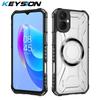 KEYSION Transparent Magnetic Case for TECNO Spark 9 Pro 9T Silicone+PC Heavy Duty Shockproof Phone Back Cover for for Spark 9T 9 Pro