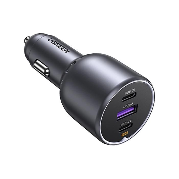 Chargeur de voiture - UGREEN - EC705 - 130 W - 2 Ports USB-C - 1 Port USB-A