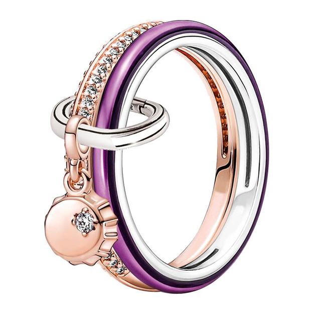 Новое кольцо из стерлингового серебра 925 пробы, популярное у меня стильное кольцо Love Lucky Horseshoe, горящее пламя Lucky Bottle Cap, кольцо для женщин, ювелирное изделие в подарок