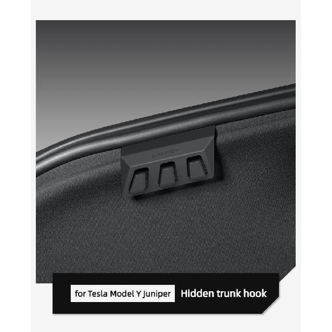 for Tesla Model YL Y Juniper 2025 2026 Launch Rear Trunk Hook Hidden Organizer Umbrella Bag Hanger Storage Car Accessories 2pcs