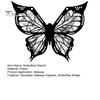 1/2 шт. подводка для глаз с бабочками, трафарет, крылатая подводка для глаз, штамп, инструмент, аппликатор для теней для век, направляющий шаблон для женщин и девочек, принадлежности для макияжа