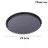 10/11/12/14 дюймов Форма для выпечки пиццы Антипригарная из углеродистой стали Противень для пиццы Круглый лист для выпечки для домашней пиццы Формы для духовки Кухонный инструмент