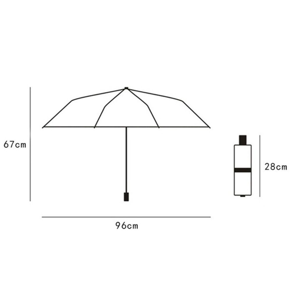 Ultraviolet Protection Sun Umbrella Small Pocket Sun Shade Sun Protection Parasol Summer