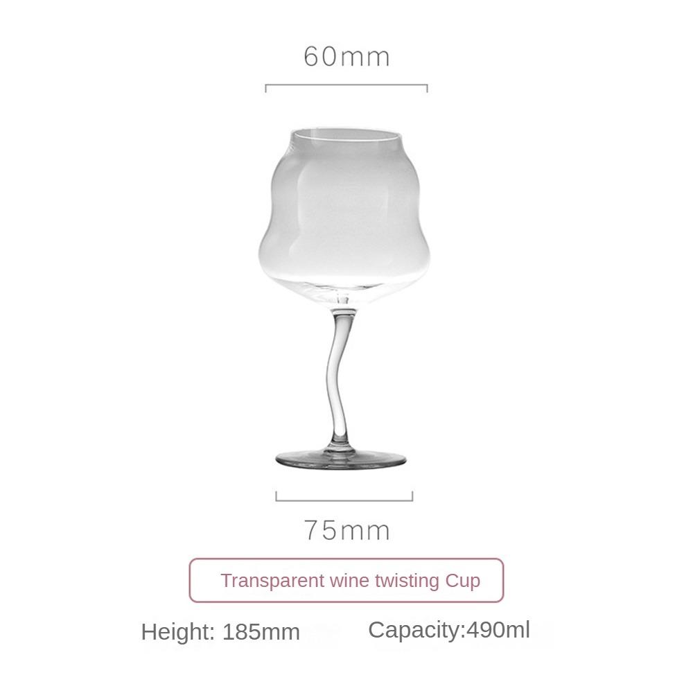 Cream Goblet Medieval Retro Crystal Glass Home Decorative Cup Sparkling Wine Glass Juice Cup for Cold Drink