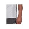 adidas Футболка Own The Run со светоотражающими полосками и круглым вырезом, с коротким рукавом, мужская, белая GJ9963