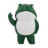 Rebellious Frog Figurine Middle Finger Frog Resin Ornament Frog Craft Decoration Sculpture for Home