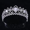 Новые свадебные аксессуары для волос в виде короны, модные и высококачественные свадебные аксессуары в виде короны из циркония и страз