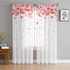 День святого Валентина любовь акварель простые прозрачные шторы гостиная спальня вуаль оконная занавеска балкон кухня тюлевые шторы