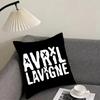 AAvril LavigneE Singer Cushion Cover Pillowcase Ultra Soft Skin Friendly Fabric Cloud Like Comfort Concealed Zipper