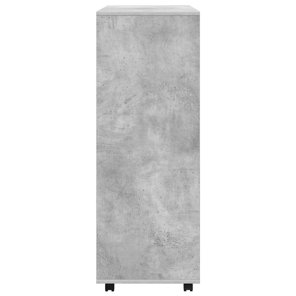 Vidaxl Szafka Garderobiana, Szarość Betonu, 80X40X110 Cm, Płyta