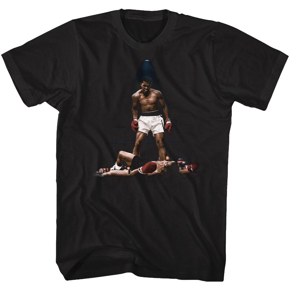 Muhammad Ali Heavyweight Boxing Champ Knocks Out Sonny Liston Men T Shirt