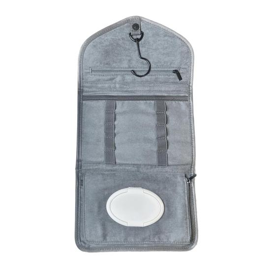 Сумка-органайзер для путешествий во время месячных для женщин No-Panic, подвесная сумка для тампонов, косметичка для месячных с подвесным крючком, органайзер для прокладок и влажных салфеток для путешествий, школы, работы