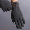 Single/Double-layer Cold-proof Gloves Thick Warm Touch Screen Glove Men's Winter Gloves  Outdoor