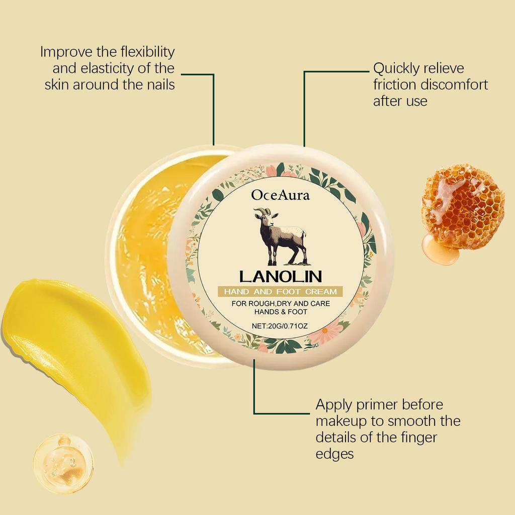 20 г Крем для ног против трещин Крем для восстановления потрескавшейся кожи Сухость Пятки с трещинами Шелушение Восстановление Маска для ног Питательный Смягчающий Увлажняющий Лосьон