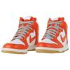 Nike Женские кроссовки Dunk High Team Orange Gum белые матово-серебристые 325203-100