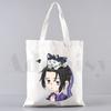Anime Mo Dao Zu Shi Wei WuXian Lan Wangji Harajuku Handbags Shoulder Bags Casual Shopping Girls Handbag Women Elegant Canvas Bag