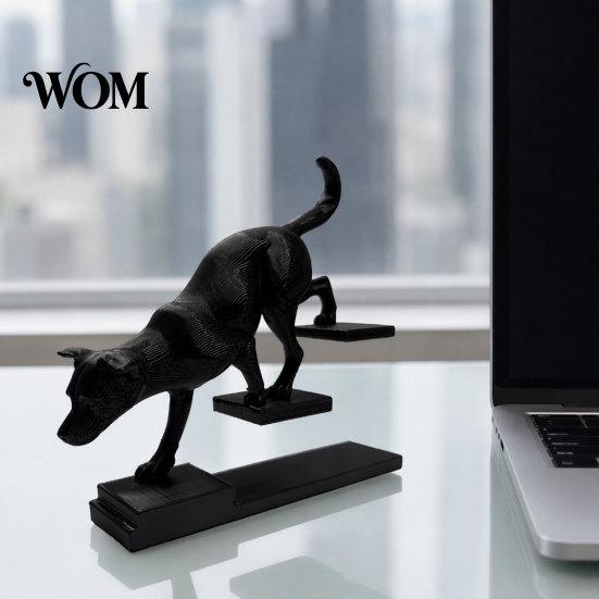 Artistic Tension Home Accent 3D Printed Cat Dog Figurine, Stair Animal Sculpture, Shape Figurine Cat/Dog Stepping Desktop Ornament Gift