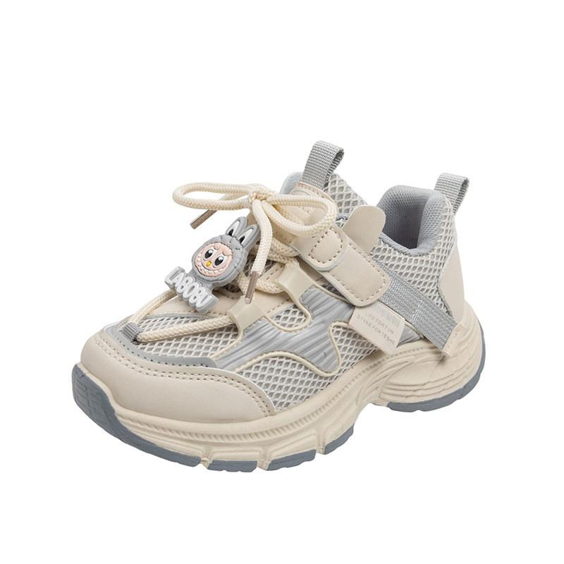 Kids Running Shoes Girls Breathable Mesh Sneakers With Soft Sole Lightweight Comfortable Sport Footwear