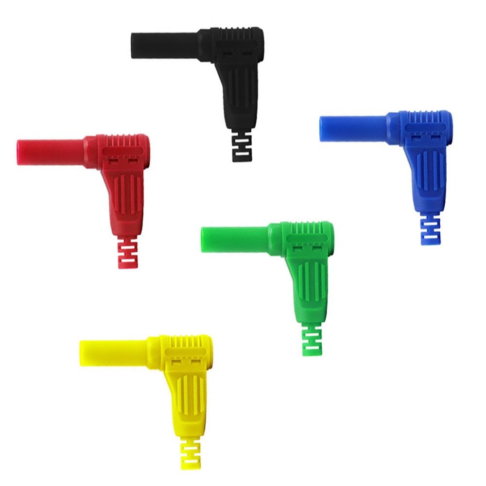 Соединительный колено Провод с вставкой типа «банан» Тип пайки 4 мм Вилка под прямым углом Изоляция 4 мм Вилка типа «банан»