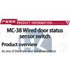 MC-38 MC38 Wired Door Window Sensor 30mm Wire Lengthen Randomly Magnetic Switch Home Alarm System for arduino