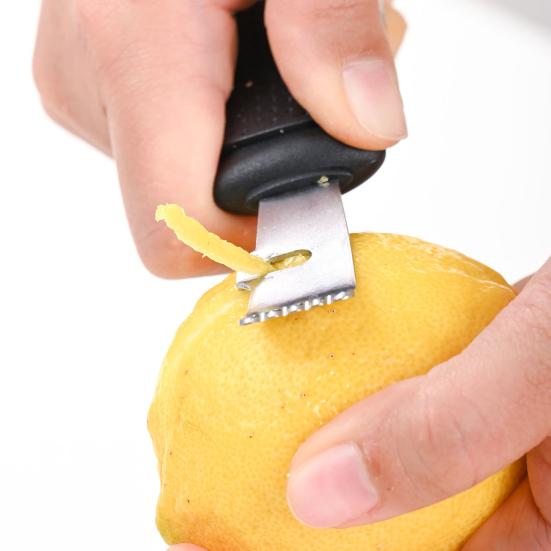 Терка для лимона, измельчитель цедры для цитрусовых, инструмент с легкой нескользящей ручкой, сыр и имбирь для домашней кухни