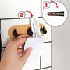 Bamboo Hook Metal Self-Adhesive Towel Rack Bathroom Cloth