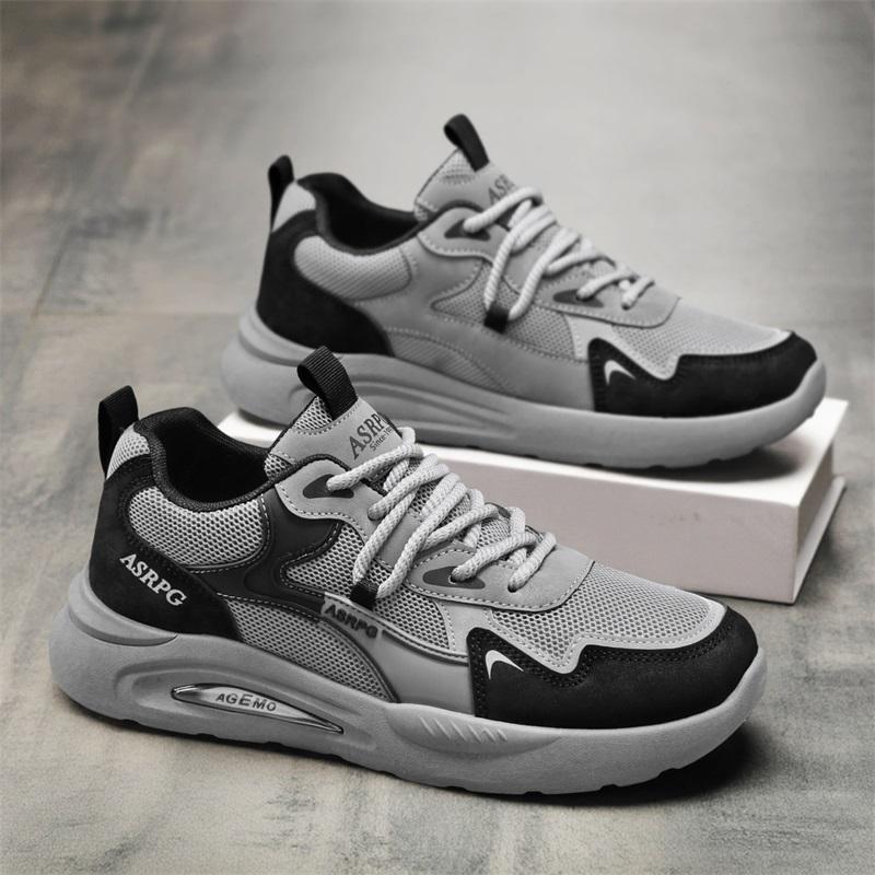 2026 Spring New Mesh Breathable Sports Shoes Men's Casual Trendy Running Shoes Summer Fashion Men's Shoes Suitable for Outdoor Sports