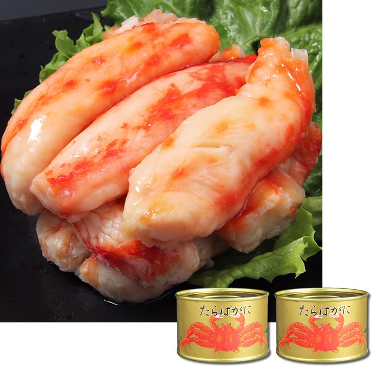 Мясо ноги красного королевского краба Ичибан, консервированное, банки C2 в подарок ОХ!ГЛЕ (160г) (нет. Можно) (2 коробки)
