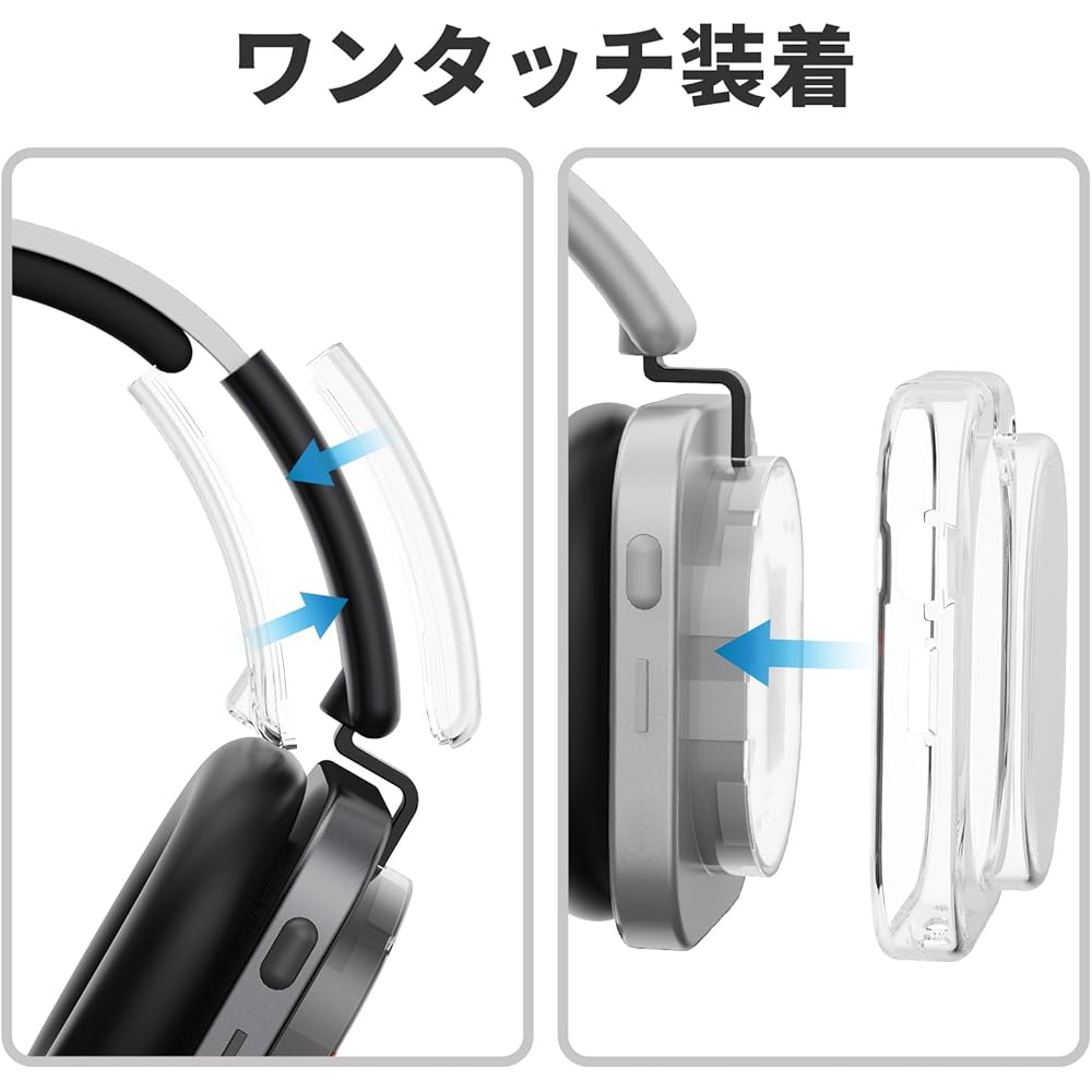 For Nothing Headphone (1) Dedicated Separable TPU Hard Case Protective Set: Shockproof & Stain-Resistant Design, Full Protection for Headband & Earpad
