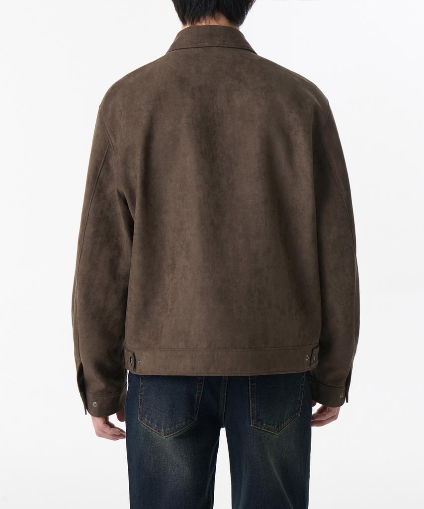 Musinsa Standard Synthetic Suede Work Jacket [Brown]