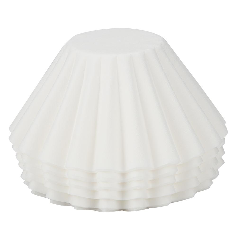 50 шт. в форме чашки для торта волнистые одноразовые фильтры для кофе замена для приготовления кофе