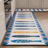 American Light Luxury Kitchen Special Diatom Mud Mat Absorbent, Dirt Resistant, Non-Slip Mat Home Long Foot Mat