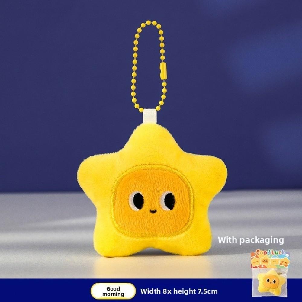 Stuffed Doll Star Plush Key Chain Cute Doll Couple Keychain Stars Keychains Christmas Gift
