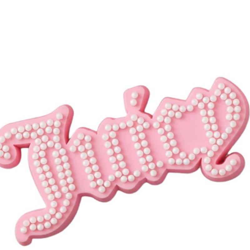 Crocs Флэш Бриллиант Сочный Подлежит Официальному Веб-сайту Обувные Аксессуары Унисекс Розовый