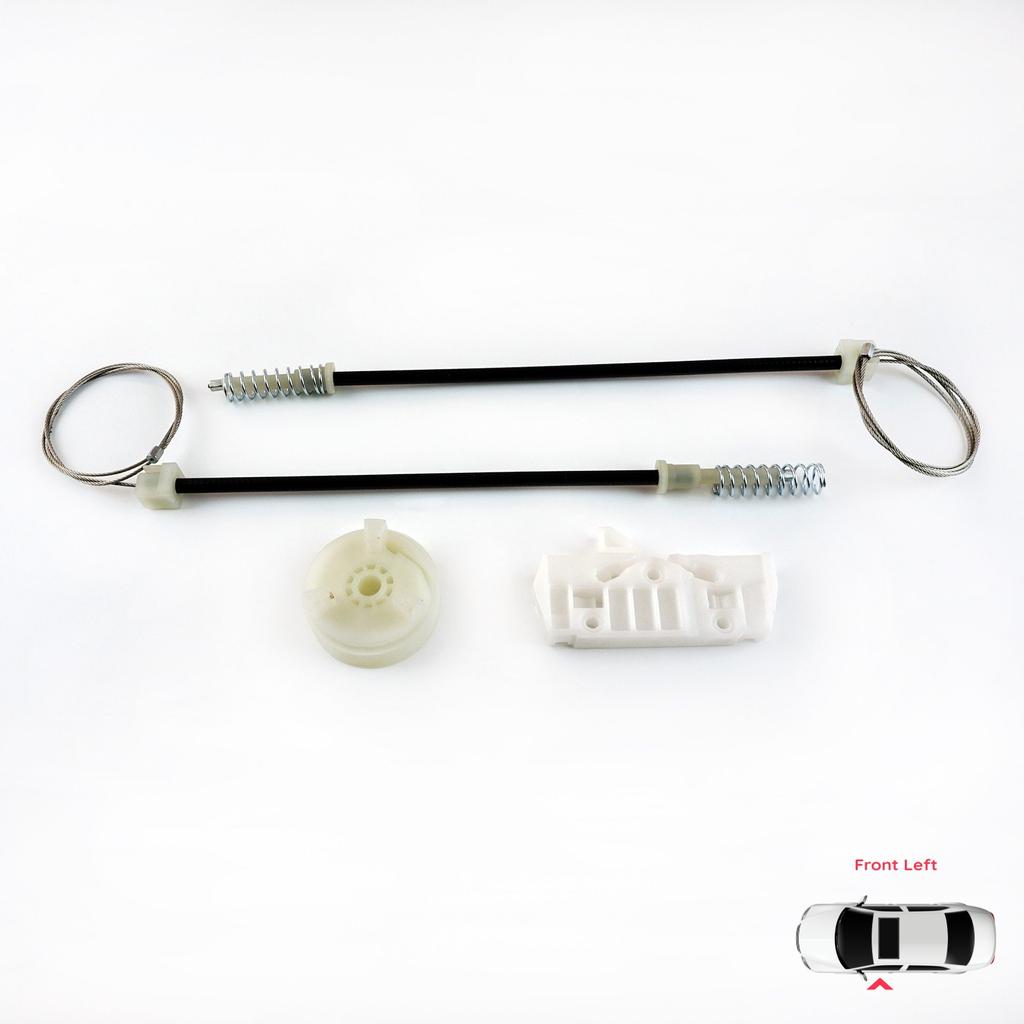 BWR5377 Power Window Regulator Repair Set Front Left for Opel Corsa D S07 2006-2014 5-Door 13188490