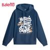 Baleno Men's Heavyweight American Graffiti Hooded Sweatshirt
